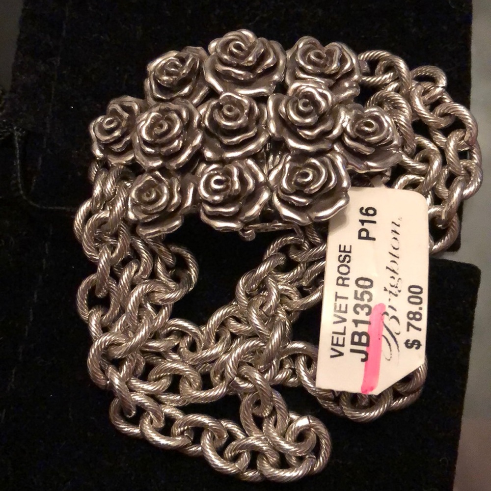 Brighton velvet rose bracelet NWT